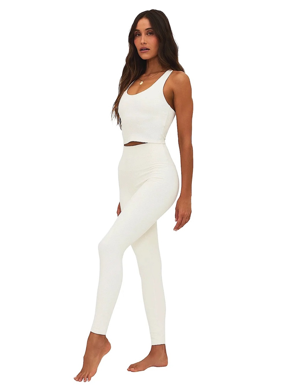 Matching set! Beach Riot Yara Top & Piper leggings white snow XS, lk Alo CSB